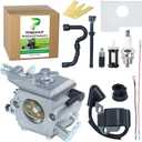 MS180 Carburetor Kit for Stihl 017 018 MS170 MS 180 MS170C MS180C Chainsaw Replaces Compatible with Stihl 1130 120 0603 11301200603 1130-120-0603 ZAMA C1Q-S57 C1Q-S57A C1Q-S57B