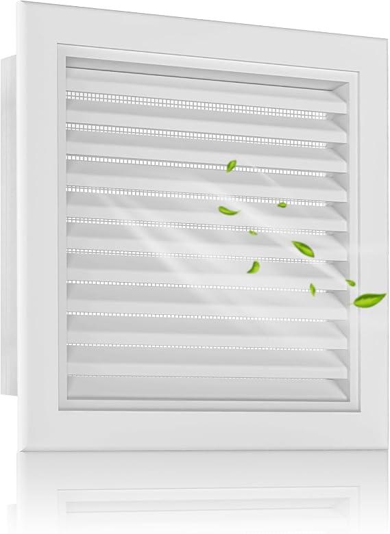 16"x16" Paintable Aluminum Alloy Gable Vent with Screen
Fits 14"x14" Vent Opening, Rust-Resistant Attic & Shed Vent with Metal Mesh, Durable Louvered Design for Airflow