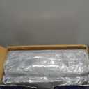 MR&HM Satin Comforter King 7 Pieces - Luxurious Pinch Pleat Bedding Set with Comforter, Flat Sheet, Fitted Sheet, Pillowcases & Shams, Super Silky Soft Bed Set for All Season (King, Dark Grey)