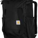 Carhartt Classic Convertible Backpack Tote, Durable Water Repellent Material W/ 17" Laptop Sleeve, Black, One Size