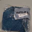 OLANLY Dog Door Mat for Muddy Paws 24x16, Absorbs Moisture and Dirt, Absorbent Non-Slip Washable Doormat, Quick Dry Chenille Mud Mat, Entry Indoor Entryway Carpet for Inside Floor, Atlantic Blue