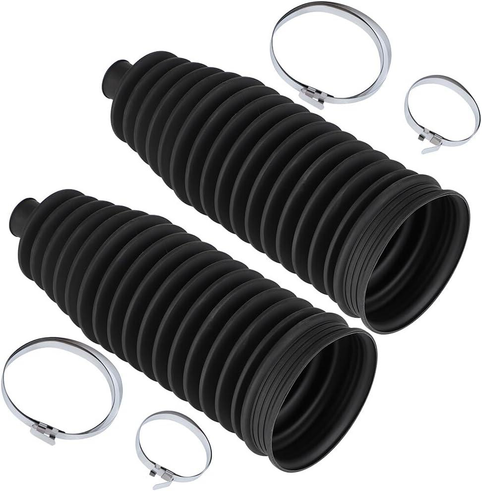 SCITOO 2pcs Steering Rack Boot for Ford for F-150 for Mustang Expedition for Chevy for Malibu Equinox Colorado for Dodge Charger Challenger 300 for Toyota for Tundra for GMC Navigator Mark LT