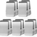 Large Chip Bag Clips with Anti-Slip Rubber,BURLIHOME All-Purpose Stainless Steel Heavy Duty Air Tight Seal Food Bags File Paper Photos Clamps for Home/Office/Kitchen Supply,10Pcs(Silver)