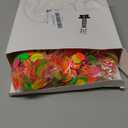 Deekin 10000 Pieces Neon Confetti 5 Colors Confetti Party Table Decor Neon Party Supplies Glow in The Dark Paper Tissue Paper for Birthday, Wedding Supplies(Round Style)