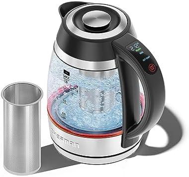 1.8L ELEC GLASS KETTLE DIGITAL WITH TEA INFUSER