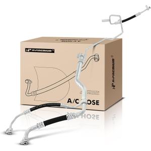 A-Premium A/C Suction and Liquid Line Hose Assembly Compatible with Mercedes-Benz GL350, GL450, GL550, GL63 AMG, GLE300d, GLE350, GLE350d, GLE400, GLE450 AMG, GLE550e, GLE63 AMG, GLE63 AMG S, ML250