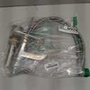 Waterfall Bathroom Faucet Bathroom Sink Faucet Farmhouse Single Handle 1 Hole with Pop Up Drain Assembly Vanity Water Supply Hose, Brushed Nickel