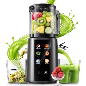 Onelive 6-in-1 Cold Press Juicer Machine for Fruits Veggies Sorbet Nut Milk