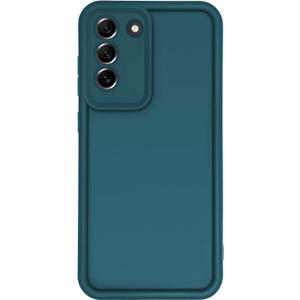 Puxicu Slim Case for Samsung Galaxy S21 Plus, Enhanced Camera Protection, Shockproof Skin-Friendly Touch Soft Case Cover for Samsung Galaxy S21+ Phone, Deep Blue