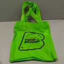 Small green tote bag, neon green 10 pack