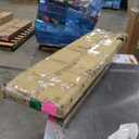 Collapsible Portable Picnic Table Benches, Folding Benches Seat for Outside Seating, Soccer, Sports Team Bench, Beach, Sideline, Camping, Foldable Bench Iron Tubes, Brown-71.06"