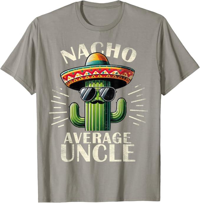 Uncle Funny Shirts Mens Graphic Tees Father Day Uncle Gifts T-Shirt (Gray, S)