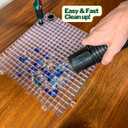 Creator's Waffle Grid 1-Pack - The Original Multi-Use Modular Grid System - Solid Bottom - Best Used for Cutting Glass, Catching Small Pieces, Contain Water, Put Under Plants, Etc. - Made in USA