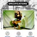 3x5 Feet Tapestry Meme Polyester Flag Mona Lisa Sits On the Toilet with Four Brass Grommets - Meme Flags for Outdoor and Indoor - Durable Women or Man Cave Wall Flag for College Dorm Room Decoration