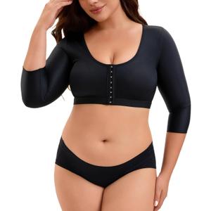 Shapewear Top, Black, 2XL