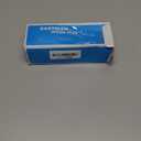 Eastman 1/2 inch Sweat x 3/8 inch OD Compression Quarter Turn Angle Stop Valve with Extension Tube, Brass Plumbing Fitting, Chrome, 10742LF