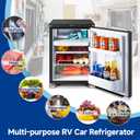 BODEGACOOLER Upgraded 12 Volt Refrigerator, 45L(1.6cu.ft) RV Fridge and Freezer with APP Control & Lock, Portable Electric Cooler -4 to 46, 12/24V DC for Truck, RV, Camping, Travel