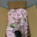 6Ft Tall Cherry Blossom Artificial Tree, Fake Tree Faux Silk Plant with Plastic Nursery Pot,Artificial Plants for Home Office Indoor Decor(Pink)