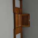 XcE Bathtub Caddy Tray Expandable to 105cm with Bamboo Book Stand and Soap Tray, Brown
