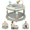 Baby Walkers with Wheel,Infant Walker for Babies with Adjustable Height,Speed & Breathable Seat Cushion, Baby Walkers and Activity Center for Boys Girls,Baby Walker and Bouncer Combo for 7-18 Months