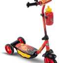Huffy Disney and Marvel Toddler Kids 3-Wheel Scooters, Multiple Color Options, Ages 3+ Years Old, Durable Steel Frame, Portable, Girls/Boys, Non-Slip Deck, Character Graphics