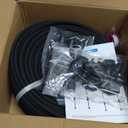 Upgraded 230FT Drip Irrigation System with 1/4" Soaker Hose -Weeping Technology for Deeper Root Watering,Garden Watering System for Raised Beds, Greenhouse, Lawn - Save Water