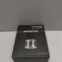 Spacenight Electric Herb Grinder COMPACT for Flower Buds, USB-Rechargeable, 2pcs 1.7oz Glass Herb Chamber - Ideal for Everyday Carry