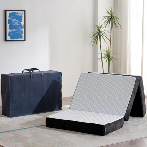 Odorless Foldable Mattress Medium Twin XL 80" x 38" x 6"
6 Inch Folding Foam Mattress With Storage Bag, Fiberglass Free Trifold Memory Foam Mattress for Murphy Bed, RV, Guest Bed