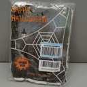 YUNAI Spider Webs Halloween Decorations Outdoor, 10.5ft 7 Coils White Fake Spider Web, Scary Haunted House Outdoor Wall Decor for Halloween Party Hanging Decorations