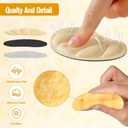 Shoe Filler Inserts for Loose Shoe, 2 Pairs of Toe Cushions & Heel Pads for Women and Men, Perfect for Shoes Too Big, Comfort Inserts for High Heels, Leather Shoes(Beige)