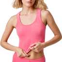 florence by mills Women's Cabana Dreams Collection Terry Towel Scoop Neck Tank (Medium)