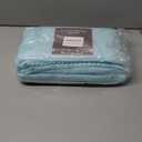 MOONQUEEN Ultra Soft Towel Set - Quick Drying - 2 Bath Towels 2 Hand Towels 2 Washcloths - Microfiber Coral Velvet Highly Absorbent Towel for Bath Fitness, Sports, Yoga, Travel (Aquamarine 6 Pieces)