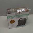 Baker's Friend Multi Mini Waffle Maker Machine, 6 x 3'' Small Waffle Iron, Perfect for Families and Individuals Use, Excellent Choice for Breakfast Brunch Parties & Events, Aqua