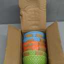 12 Oz Dessert Bowls Set of 6, 4.8 Inch Small Porcelain Ice Cream Bowls Set, Colorful Ceramic Cereal Bowls for Side Dishes, Dip, Snack, Rice, Soup, Portion, Fruits, Microwave and Dishwasher Safe