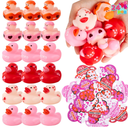 Valentines Day Gift Cards with Rubber Duck, 24PCS