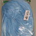 HH Building Cosplay Wig Short Spiky Anime Show Party Costume Hair Wig (Sky Blue) 12 Inch