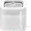 PETKIT New Cat Water Fountain with Wireless Pump, Ultra Quiet 65oz/1.85L Pet Water Fountain for Cats and Dogs Inside, Detachable Design Easy to Clean and Assemble, Filters Included