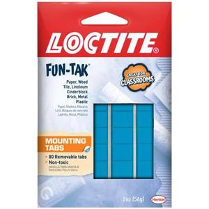 Loctite Fun-Tak Mounting Putty, Blue, 2 oz, Pack of 1
