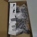 3 Pack Industrial Iron Pipe Robe and Towel Hooks Wall Mounted Home Decor, Bathroom Hardware Rustic Vintage Style Heavy Duty Farmhouse DIY Coat Hook for Wall Hanging