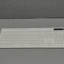 seenda White Wireless Keyboard and Mouse for Mac, USB A & Type C Receiver, FullSize Wireless Keyboard with Phone Holder Compatible for MacBook/Air/Pro Windows Computer/Desktop/Laptop