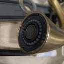 KOHLER Sundae Single-Handle Pull Down Sprayer Kitchen Faucet in Vibrant Brushed Moderne Brass