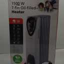 H E Industrial Ltd 3-Settings Heat Electric Oil Filled Portable Heater 1500W