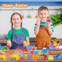 318 Pcs Easter Eggs Filled with Toys, 100 Packs Filled Easter Eggs for Kids Stuffed Easter Eggs for Kids Easter Egg Toys Egg for Easter Egg Hunt Supplies Easters Party Favors Plastic Easter Eggs Bulk
