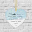 2026 Thank You Christmas Ornament Decoration - Appreciation Gift for Women and Men - Thank You Gift for Coworker, Friend, Teacher, Boss, Employee,Neighbors