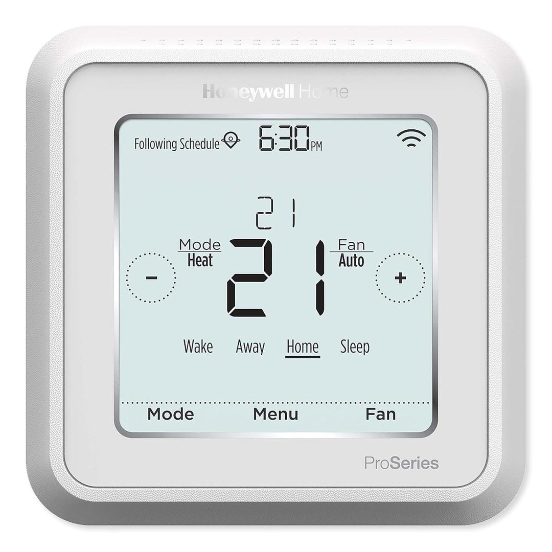 Honeywell TH6220WF2006/U Lyric T6 Pro Wi-Fi Programmable Thermostat with Stages Up to 2 Heat/1 Cool Heat Pump or 2 Heat/2 Cool Conventional