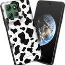 for Moto G 5G 2025 Case,Soft TPU Slim Fashion Anti-Fingerprint Non-Slip Protective Phone Case Cover for Motorola Moto G 5G 2025 6.7 inch,Cow Print