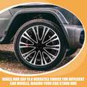 Hubcap Wheel Cover 13 Inch Replacement Universal Decorative Wheel Rim Cover Exterior Accessories for Car Truck, 36.00X36.00X5.00CM
