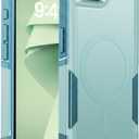 Magnetic for iPhone 17e Case Military-Grade Dual-Layer Shockproof, Rugged Heavy Duty Protective Cover [Compatible with Magsafe] Anti-Fingerprint Anti-Scratch 17e Phone Case 6.1”, Mintgreen