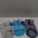 3 Pack Dog Sweaters for Small Dogs Girl Boy Winter Fleece Clothes Warm Soft Dog Sweatshirt Outfit for Dogs Cats Pet Apparel, S, Back: 11.8",Chest: 15.7", 5.5-10Ibs, Navy Blue,Grey, Light Blue