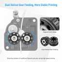 K2 Extruder Gear (2 pcs) Upgrade Gears Kit All Metal Filament Drive Extruder Gear for K2 Plus 3D Printer Accessories Parts